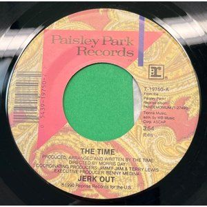 The Time Jerk Out / Mo Jerk Out Funk Soul Morris Day 1990 Paisley Park Records